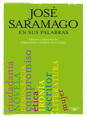 cover image of José Saramago en sus palabras